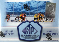 2021-22 Upper Deck SP Game Used Hockey Hobby Box (Call 708-371-2250 For Pricing & Availability)