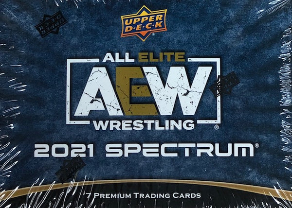 2021 Upper Deck All Elite Wrestling (AEW) Spectrum Hobby Box (Call 708-371-2250 For Pricing & Availability)