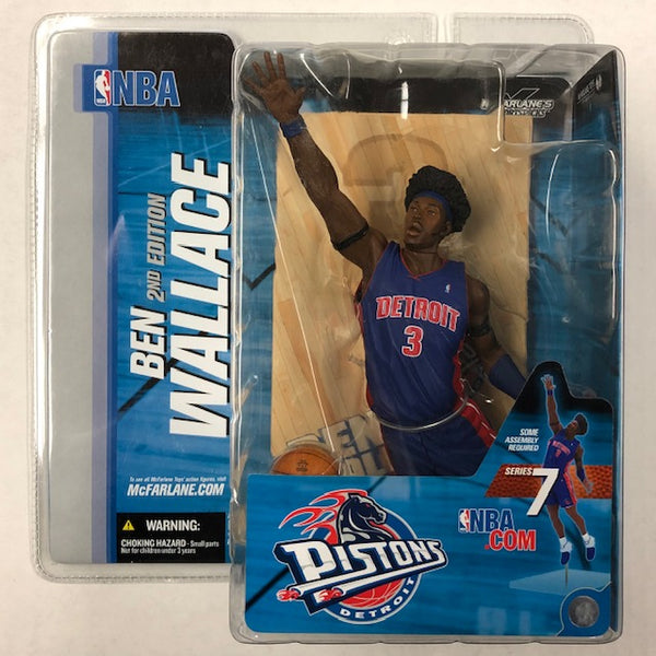 Ben Wallace Detroit Pistons Afro Variant Mcfarlane Figure