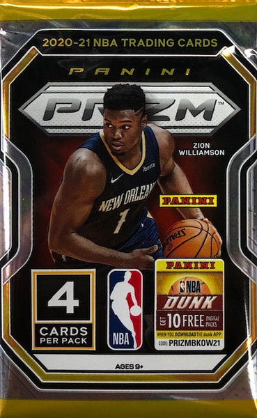 2020-21 Panini Prizm Basketball Retail Pack (Look for Green Pulsar & Purple Wave Prizms!)