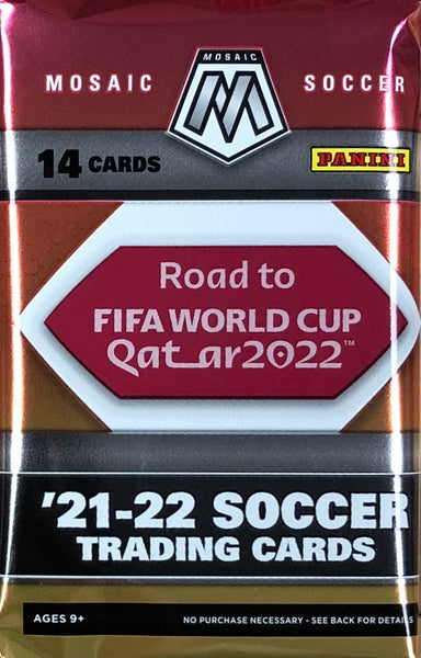 2021-22 Panini Mosaic Road to Fifa World Cup Qatar 2022 Retail Pack
