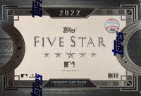 2022 Topps Five Star Baseball Hobby Box