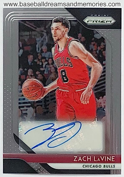 2018-19 Panini Prizm Zach LaVine Autograph Card