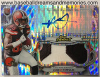 2015 Topps Finest Vince Mayle Autograph Jumbo Relic Refractor Card Serial Numbered 32/35