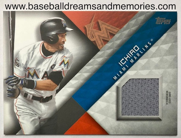 2018 Topps Ichiro Major League Material Jersey Card