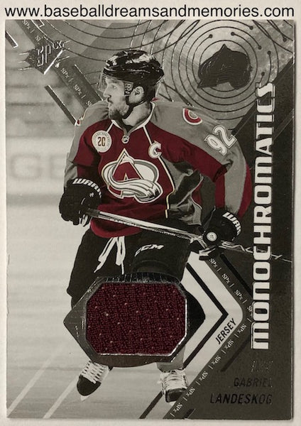 2015-16 Upper Deck SPX Gabriel Landeskog Monochromatics Jersey Card