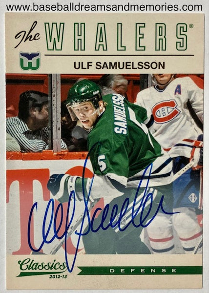 2012-13 Panini Classics Ulf Samuelsson Autograph Card