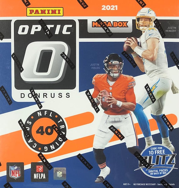 2021 Panini Donruss Optic Football Mega Box (Blue Hypers)