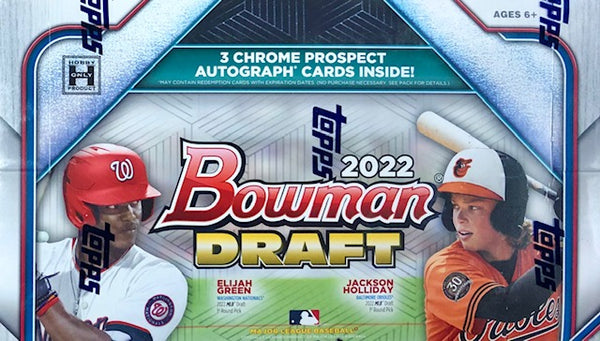 2022 Bowman Draft Baseball Hobby Jumbo Box