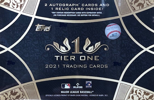 2021 Topps Tier One Baseball Hobby Box