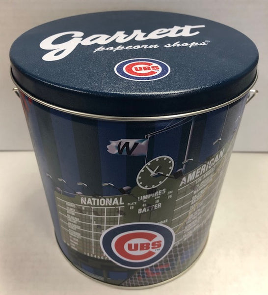 Chicago Cubs Wrigley Field Empty Garrett's Popcorn Tin