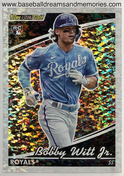 2022 Topps Update Bobby Witt Jr Black Gold Rookie Card