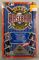 1992 Upper Deck Baseball Sealed Box of 36 Packs