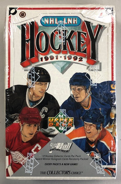 1991-1992 Upper Deck Collectors Choice Hockey Sealed Box of 36 Packs