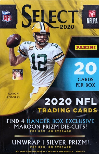 2020 Panini Select Football Hanger Box (Maroon Prizms)