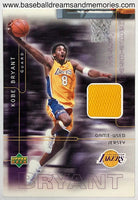 2001 Upper Deck Kobe Bryant Game Used Jersey Jumbo Card Serial Numbered /750