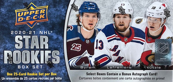 2020-21 Upper Deck NHL Star Rookie Box Set