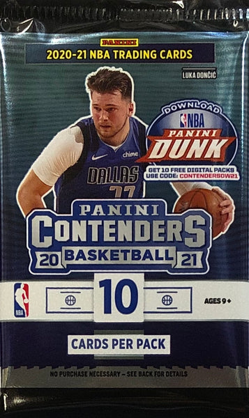 2020-21 Panini Contenders Basketball Hobby Pack