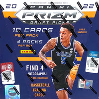 2022 Panini Prizm Draft Picks Collegiate Basketball Hobby Box