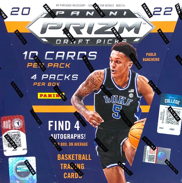 2022 Panini Prizm Draft Picks Collegiate Basketball Hobby Box