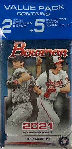 2021 Bowman Baseball Cello Value Pack