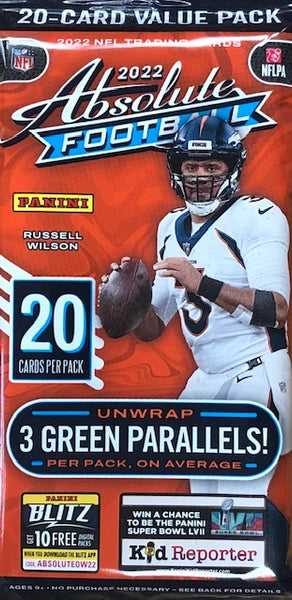 2022 Panini Absolute Football Value Pack