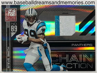 2010 Donruss Elite Steve Smith Chain Reaction Jersey Patch Card Serial Numbered 30/50