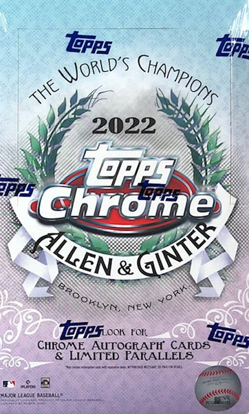 2022 Topps Allen & Ginter Chrome Baseball Hobby Box
