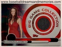 2005 Topps Big Game Collection Shannon Elizabeth Celebrity Worn Jeans Relic Card Serial Numbered 78/99