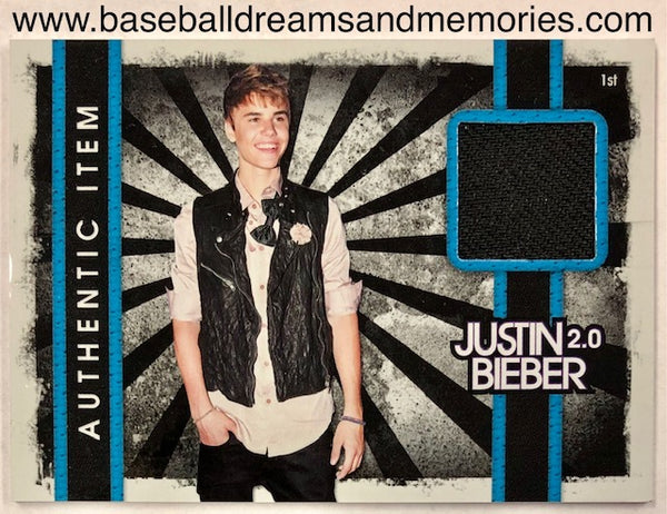 2011 Panini Justin Bieber 2.0 Authentic Item Relic Card