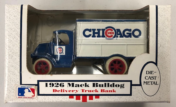 Chicago Cubs 1926 Mack Bulldog Diecast Metal Delivery Truck Bank