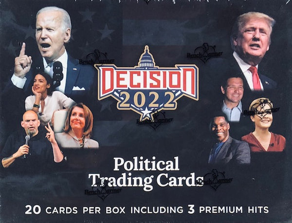 2022 Leaf Decision Political Trading Cards Hobby Box