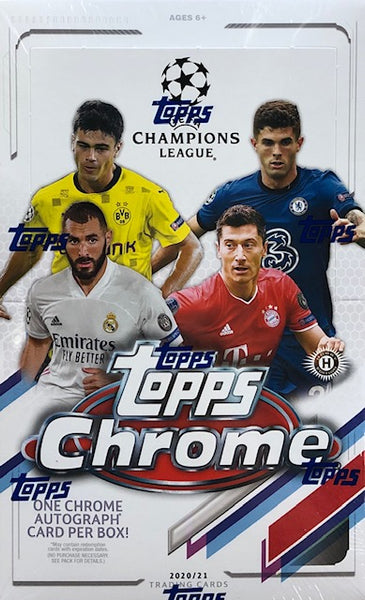 2020-21 Topps UEFA Champions League Chrome Soccer Hobby Box
