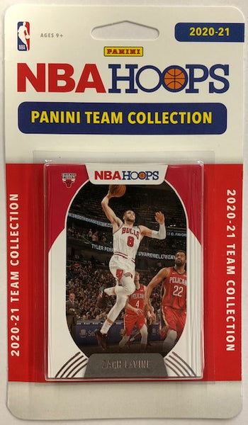 2020-21 Panini NBA Hoops Chicago Bulls Basketball Team Collection 9 Card Set