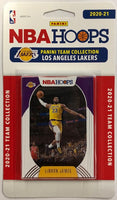 2020-21 Panini NBA Hoops Los Angeles Lakers Basketball Team Collection 8 Card Set