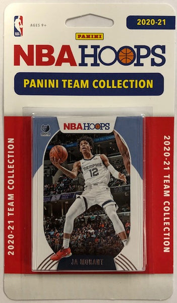 2020-21 Panini NBA Hoops Memphis Grizzlies Basketball Team Collection 8 Card Set