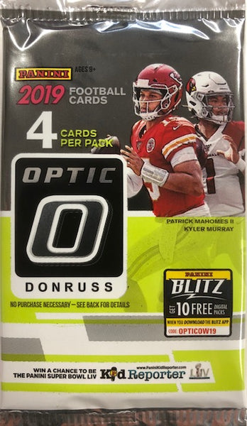 2019 Panini Donruss Optic Football Hobby Pack