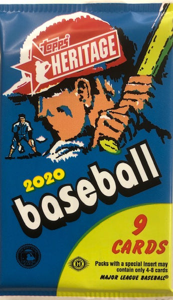 2020 Topps Heritage Baseball Hobby Pack