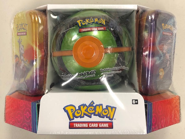 Pokemon TCG 3 Pack: (2) Kanto Power Mini Tins Mewtwo Mew & (1) Pokeball