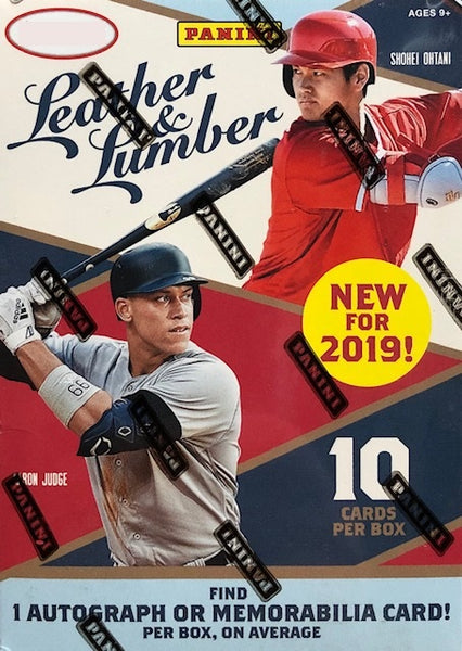 2019 Panini Leather & Lumber Baseball Blaster Box