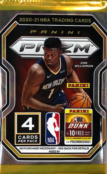 2020-21 Panini Prizm Basketball Retail Pack (Look for Pink Pulsar Prizms!)