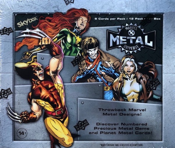 2021 Upper Deck Marvel X-Men Metal Universe Hobby Box