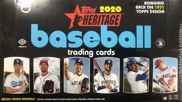 2020 Topps Heritage Baseball Hobby Box