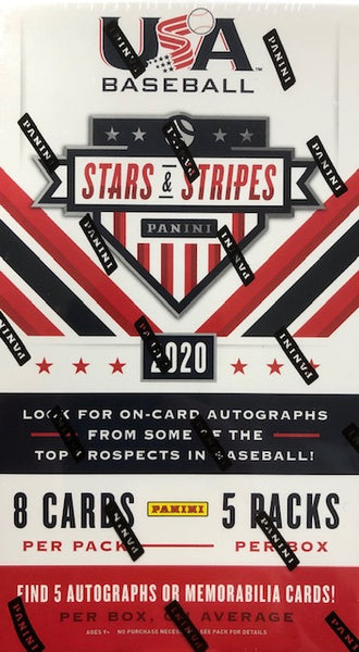 2020 Panini USA Stars & Stripes Baseball Hobby Box