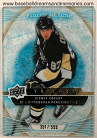 2009-10 Upper Deck Trilogy Sidney Crosby Frozen In Time Ice Card