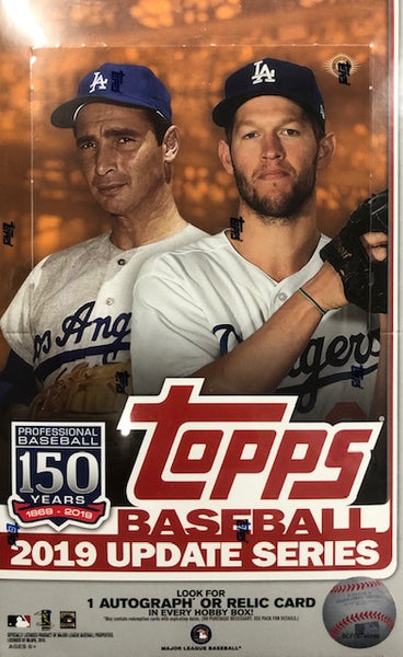 2019 Topps Baseball Update Series Hobby Box