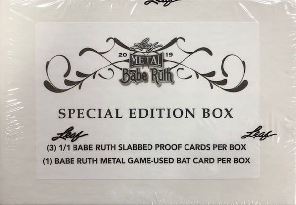 2019 Leaf Metal Babe Ruth Special Edition Baseball Hobby Box