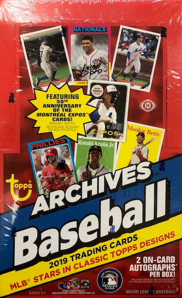 2019 Topps Archives Baseball Hobby Box