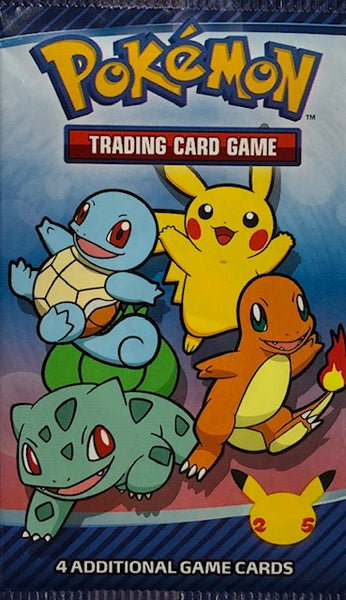 2021 McDonalds Pokemon 25th Anniversary Trading Cards (1) Pack in Random Style Pokemon Envelope