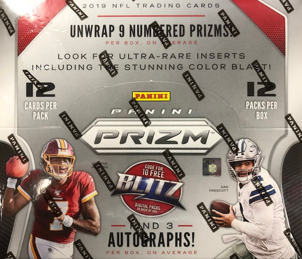 2019 Panini Prizm Football Hobby Box